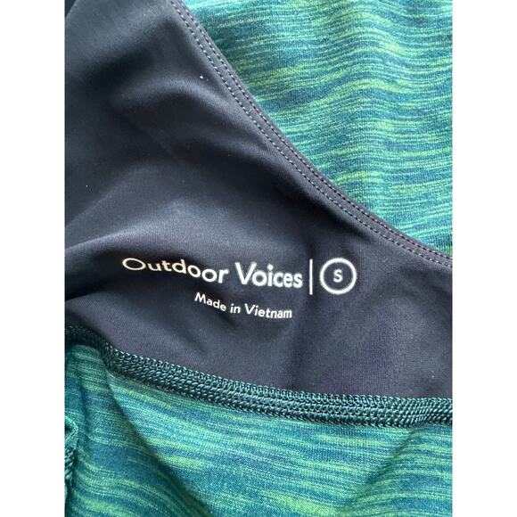 Outdoor Voices FreeForm Leotard in Space Dye Green Size Small - Picture 5 of 5